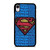 SUPERMAN TYPOGRAPHY LOGO iPhone XR Case Cover