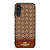 COACH NEW YORK LOGO BROWN LEATHER Samsung Galaxy A14 Case Cover