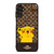 COACH NEW YORK LOGO BRWON EMBLEM X PIKACHU POKEMON Samsung Galaxy A14 Case Cover