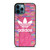 ADIDAS LOGO PINK WALL iPhone 12 Pro Max Case Cover