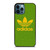ADIDAS LOGO YELLOW GREEN iPhone 12 Pro Max Case Cover