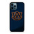 AUBRUN TIGERS FOOTBALL UNIVERSITY TEAM LOGO BLUE iPhone 12 Pro Max Case Cover