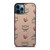 MCM LOVE CHERRIES BROWN LEATHER iPhone 12 Pro Max Case Cover