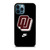 OKLAHOMA SOONERS UNIVERSITY FOOTBALL TEAM LOGO iPhone 12 Pro Max Case Cover