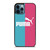 PUMA LOGO BLUE PINK ICON iPhone 12 Pro Max Case Cover