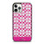 COACH NEW YORK LOGO PATTERN PINK EMBLEM iPhone 12 Pro Case Cover