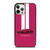 CORVETTE CAR C8 PINK iPhone 12 Pro Case Cover