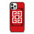 GIVENCHY PARIS ART LOGO RED iPhone 12 Pro Case Cover