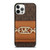 MICHAEL KORS MK LOGO BROWN BAG iPhone 12 Pro Case Cover