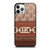 MK MICHAEL KORS LOGO BROWN BAG iPhone 12 Pro Case Cover