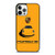 PORSCHE CAR LOGO YELLOW iPhone 12 Pro Case Cover