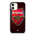 ARSENAL FC LOGO THE GUNNERS FOOTBALL CLUB iPhone 12 Case Cover