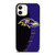 BALTIMORE RAVENS LOGO FOOTBALL NFL ICON iPhone 12 Case Cover