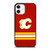 CALGARY FLAMES LOGO NHL HOCKEY TEAM ICON iPhone 12 Case Cover