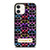 COACH NEW YORK COLORFULL BLACK PATTERN EMBLEM iPhone 12 Case Cover