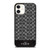 COACH NEW YORK LOGO DARK GREY iPhone 12 Case Cover