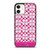 COACH NEW YORK LOGO PATTERN PINK EMBLEM iPhone 12 Case Cover