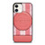 COACH NEW YORK LOGO PINK WALLET iPhone 12 Case Cover