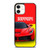 FERRARI LOGO RED CAR iPhone 12 Case Cover