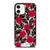 KATE SPADE NEW YORK LOGO RED ROSES iPhone 12 Case Cover