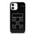 OFF WHITE LOGO TIME DATE CARBON iPhone 12 Case Cover