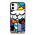 ROMERO BRITTO SERENE CAT ART iPhone 12 Case Cover