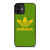 ADIDAS LOGO YELLOW GREEN iPhone 12 Mini Case Cover