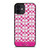 COACH NEW YORK LOGO PATTERN PINK EMBLEM iPhone 12 Mini Case Cover