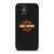 HARLEY DAVIDSON MOTORCYCLES LOGO CARBON iPhone 12 Mini Case Cover