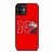 NEBRASKA HUSKERS ICON UNIVERSITY FOOTBALL LOGO iPhone 12 Mini Case Cover
