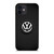 VOLKSWAGEN VW BLACK LOGO ICON iPhone 12 Mini Case Cover