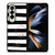 KATE SPADE NEW YORK BLACK STRIPES Samsung Galaxy Z Fold 4 Case Cover