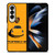 PORSCHE CAR LOGO YELLOW Samsung Galaxy Z Fold 4 Case Cover
