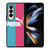 PUMA LOGO BLUE PINK ICON Samsung Galaxy Z Fold 4 Case Cover