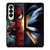 VENOM V SPIDERMAN FACE SUPERHERO MARVEL COMICS Samsung Galaxy Z Fold 4 Case Cover