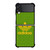 ADIDAS LOGO YELLOW GREEN Samsung Galaxy Z Flip 3 Case Cover