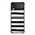 KATE SPADE NEW YORK BLACK STRIPES Samsung Galaxy Z Flip 3 Case Cover
