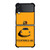 PORSCHE CAR LOGO YELLOW Samsung Galaxy Z Flip 3 Case Cover
