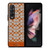 COACH NEW YORK LOGO PATTERN ORANGE EMBLEM Samsung Galaxy Z Fold 3 Case Cover