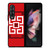 GIVENCHY PARIS ART LOGO RED Samsung Galaxy Z Fold 3 Case Cover