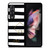 KATE SPADE NEW YORK BLACK STRIPES Samsung Galaxy Z Fold 3 Case Cover