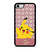 COACH NEW YORK LOGO PINK X PIKACHU POKEMON iPhone SE 2022 Case Cover