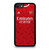 ARSENAL FC THE GUNNERS HOME JERSEY. iPhone SE 2020 Case Cover