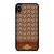 COACH NEW YORK LOGO BROWN LEATHER iPhone XS Max Case Cover