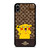 COACH NEW YORK LOGO BRWON EMBLEM X PIKACHU POKEMON iPhone XS Max Case Cover