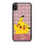 COACH NEW YORK LOGO PINK X PIKACHU POKEMON iPhone XS Max Case Cover