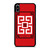 GIVENCHY PARIS ART LOGO RED iPhone XS Max Case Cover