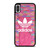 ADIDAS LOGO PINK WALL iPhone X / XS Case Cover