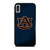 AUBRUN TIGERS FOOTBALL UNIVERSITY TEAM LOGO BLUE iPhone X / XS Case Cover