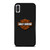 HARLEY DAVIDSON MOTORCYCLES LOGO CARBON iPhone X / XS Case Cover